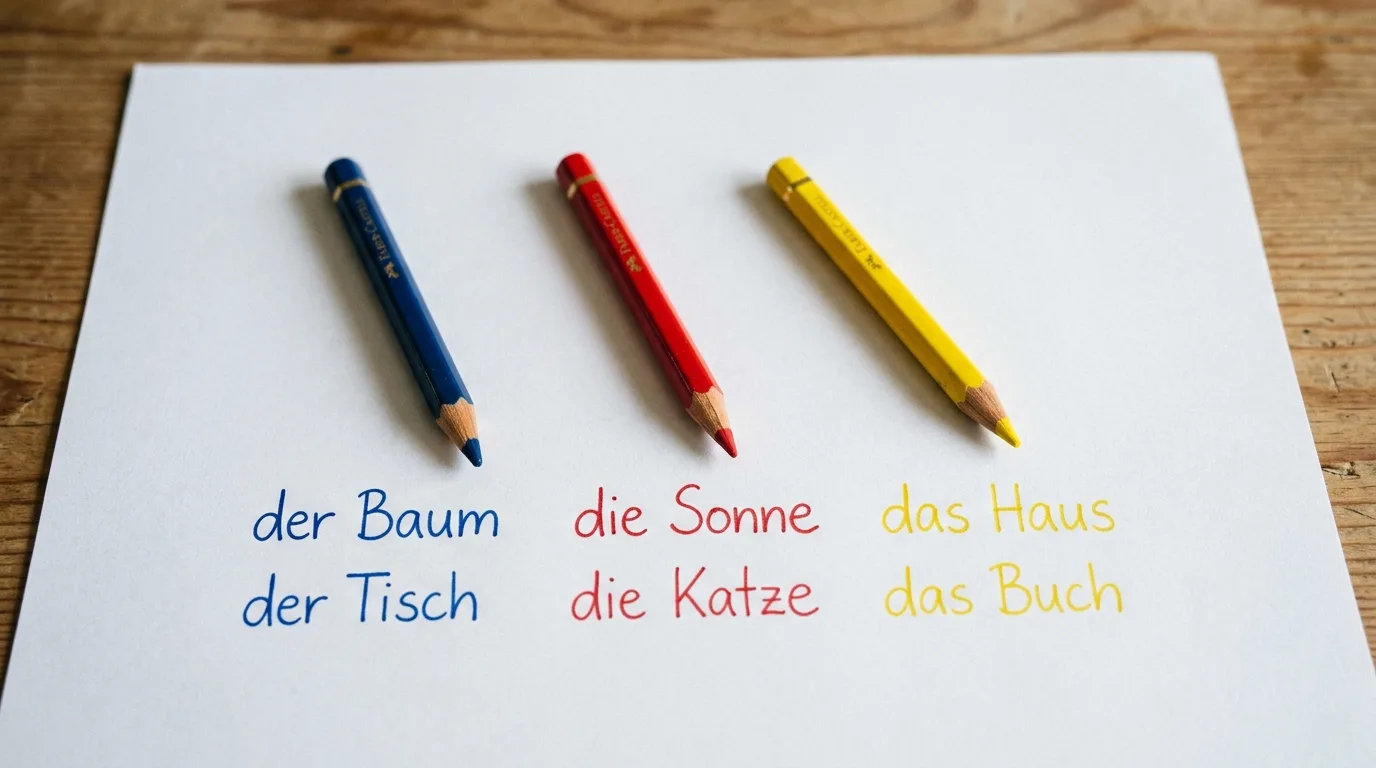 Color German Articles